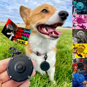 Lightweight  Wearable Mini Clip-On Leash.