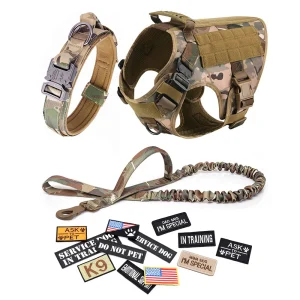 Dog Harness Leash Collar .